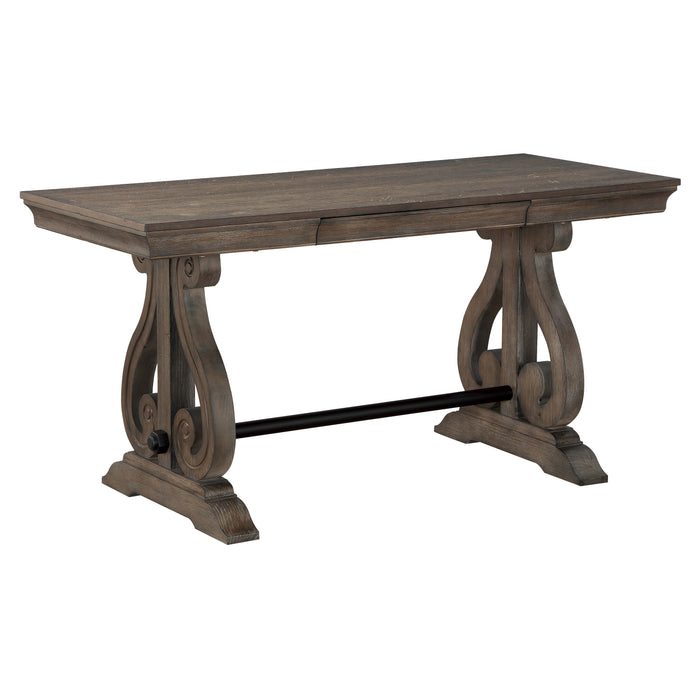 Toulon 60" Desk DISTRESSED DARK OAK ONLY