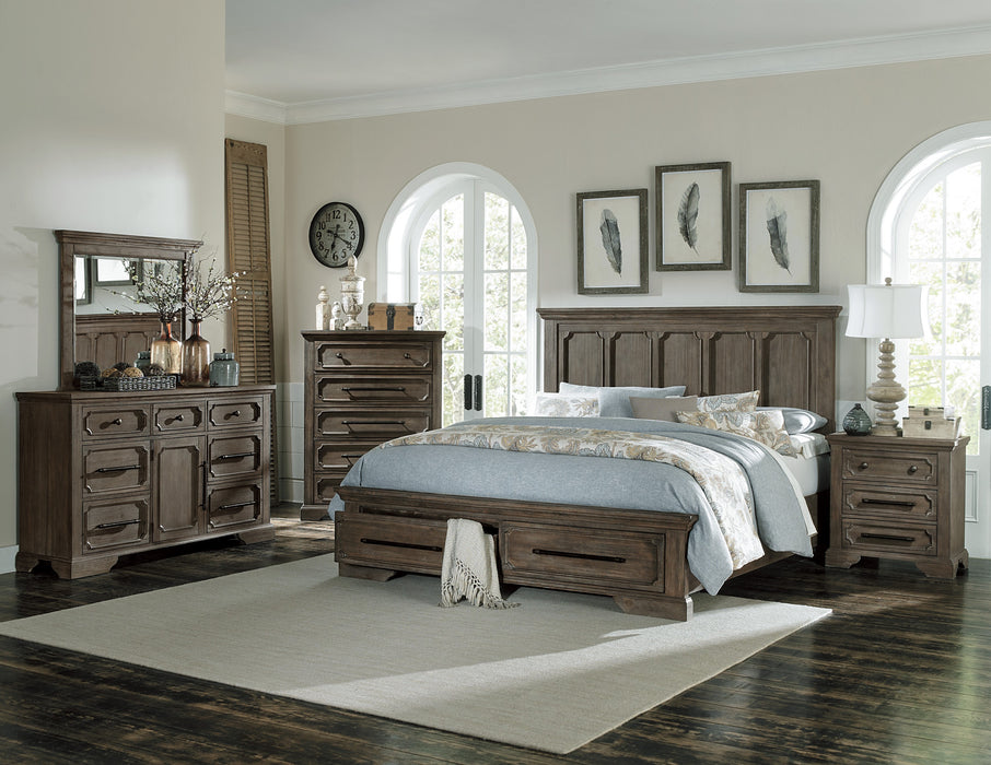 Toulon Dresser  DISTRESSED DARK OAK