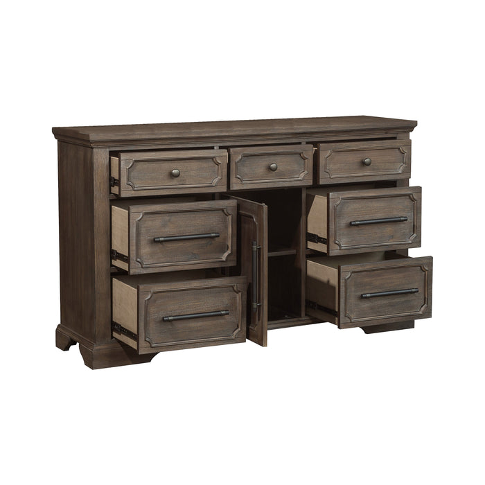 Toulon Dresser  DISTRESSED DARK OAK