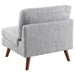 churchill-6-piece-upholstered-modular-tufted-sectional-grey-and-walnut