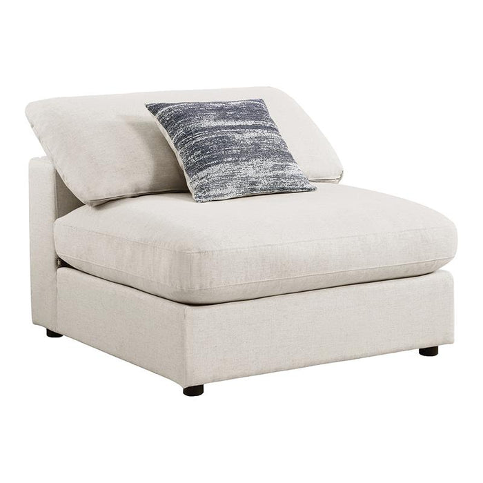 Serene 4-piece Upholstered Modular Sectional Beige W/ OTTOMAN