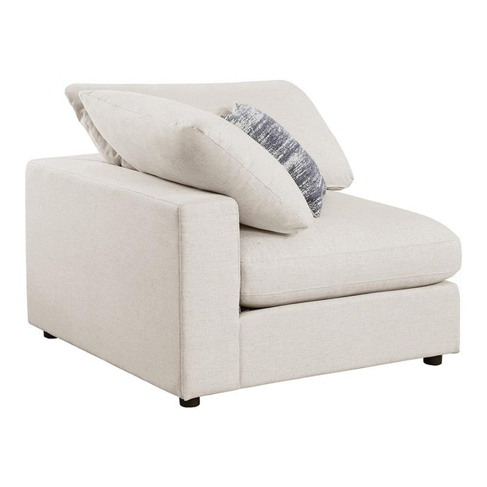 Serene 4-piece Upholstered Modular Sectional Beige W/ OTTOMAN