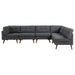 churchill-5-piece-upholstered-modular-sectional-dark-grey