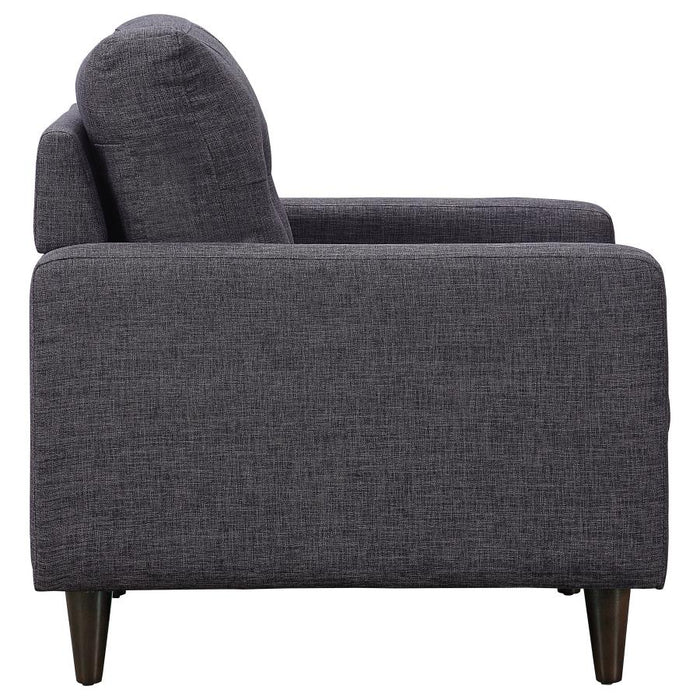 Watsonville Tufted Back Chair Grey