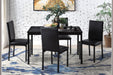 2601bk-48-dining-table-faux-marble-top
