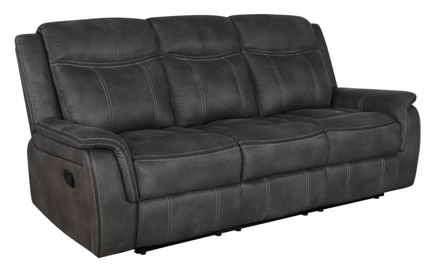 Lawrence Reclining Sofa CHARCOAL