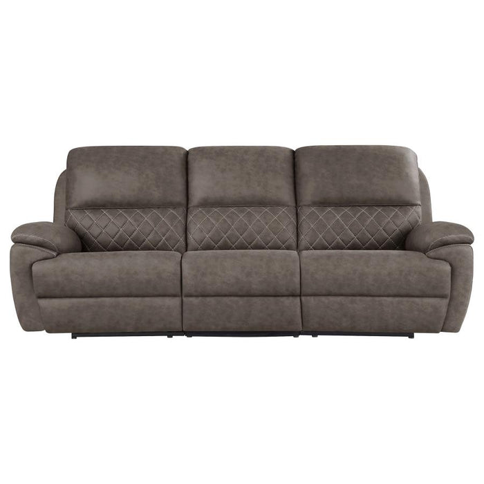 Variel Upholstered Tufted Motion Sofa TAUPE