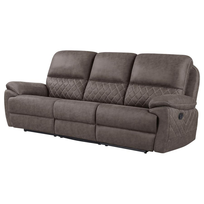 Variel Upholstered Tufted Motion Sofa TAUPE