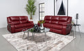 camila-upholstered-reclining-sofa-set-red-faux-leather