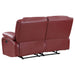 camila-upholstered-motion-reclining-loveseat-red-faux-leather