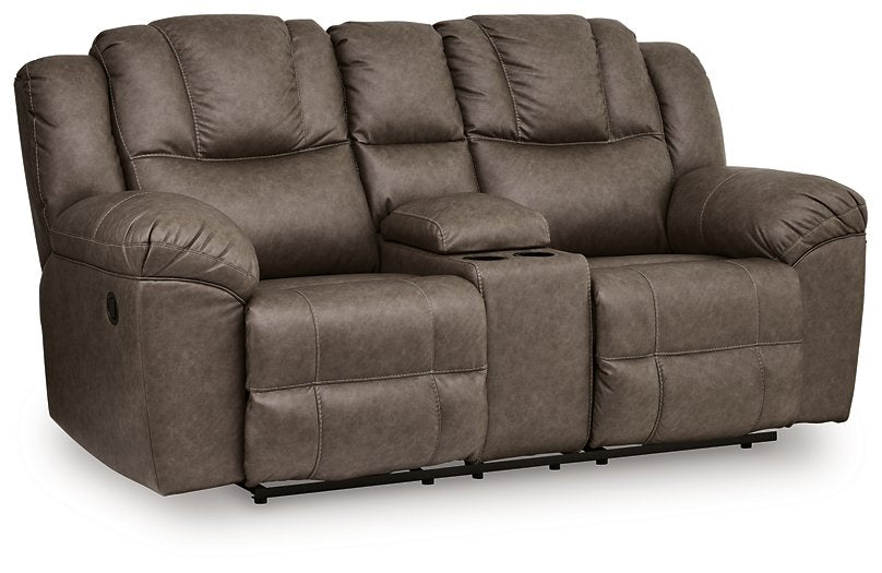 Lowilla Reclining Loveseat with Console