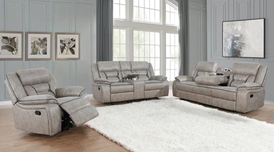 Greer Reclining Sofa TAUPE