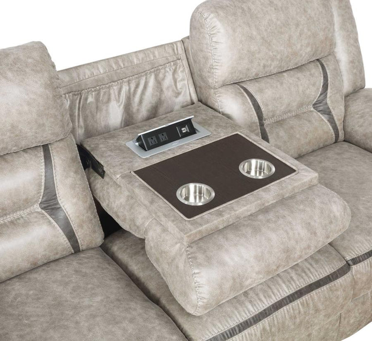 Greer Reclining Sofa TAUPE