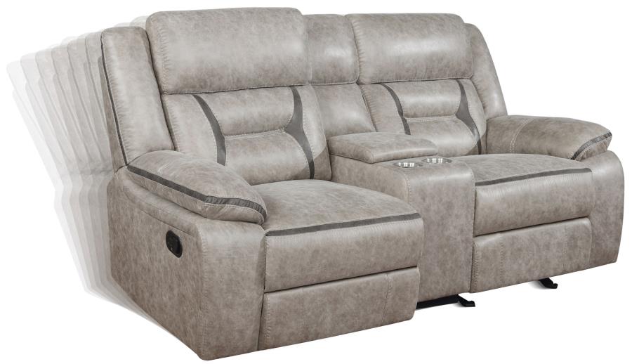 Greer Reclining Sofa TAUPE