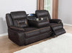 greer-reclining-sofa-dark-brown