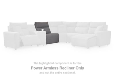 Modmax II Power Reclining Sectional with Audio Consoles