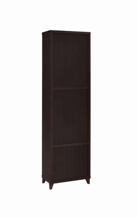 Lewes 2-drawer Media Tower Cappuccino