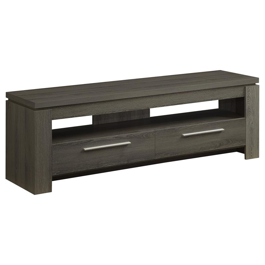 Elkton 2-drawer TV Console Weathered GREY ONLY