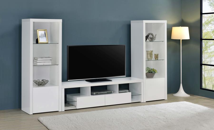 Jude 71" TV Stand WHITE ONLY