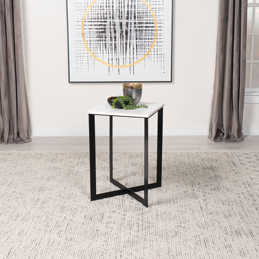 tobin-square-marble-top-end-table-white-and-black