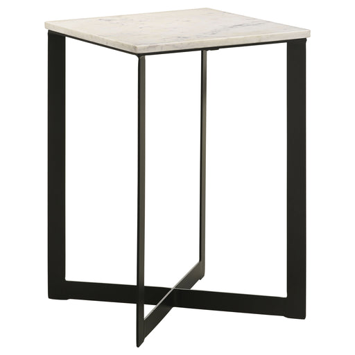 tobin-square-marble-top-end-table-white-and-black