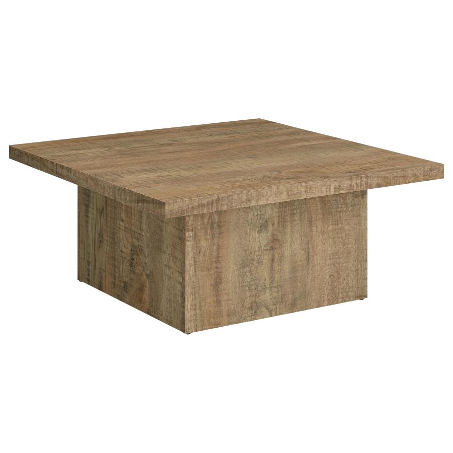 Zetta Square Engineered Wood Coffee Table Mango