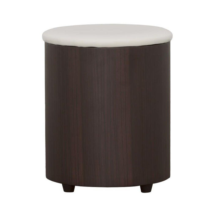 Buckley 3-piece Coffee Table and Stools Set Cappuccino