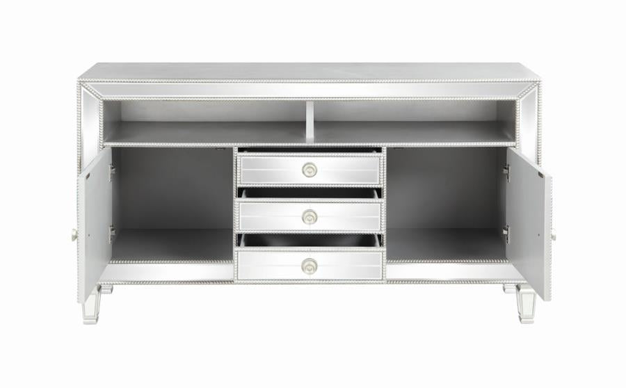 Starlite 60" TV Console METALLIC PLATINUM ONLY