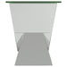 taffeta-v-shaped-end-table-with-glass-top-silver