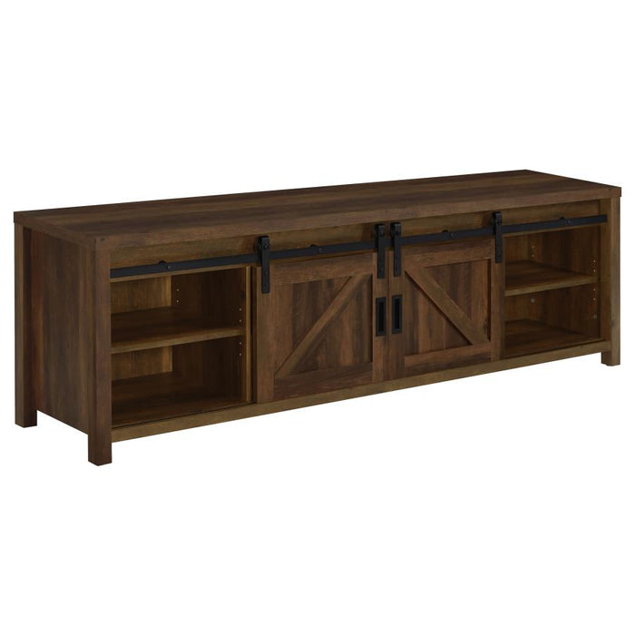 Madra Rectangular 79" TV Console with 2 Sliding Doors