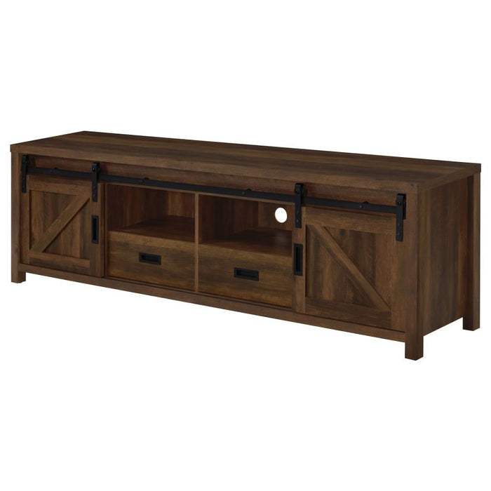 Madra Rectangular 79" TV Console with 2 Sliding Doors