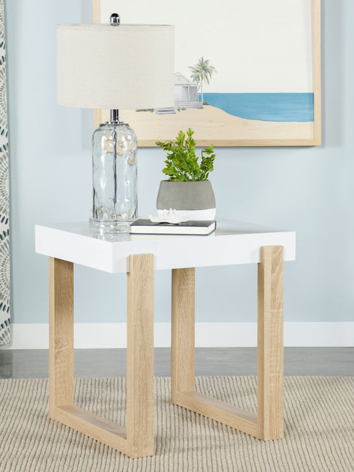 pala-rectangular-end-table-with-sled-base-white-high-gloss-and-natural-1