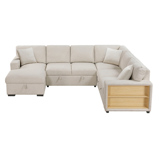 pompano-4sectional-with-left-chaise-pull-out-bed-hidden-storages-and-shelves-charging-ports