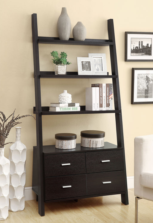transitional-cappuccino-bookcase