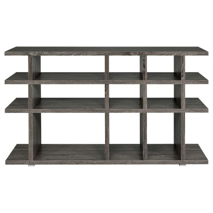 Santos 3-tier Bookcase Weathered Grey