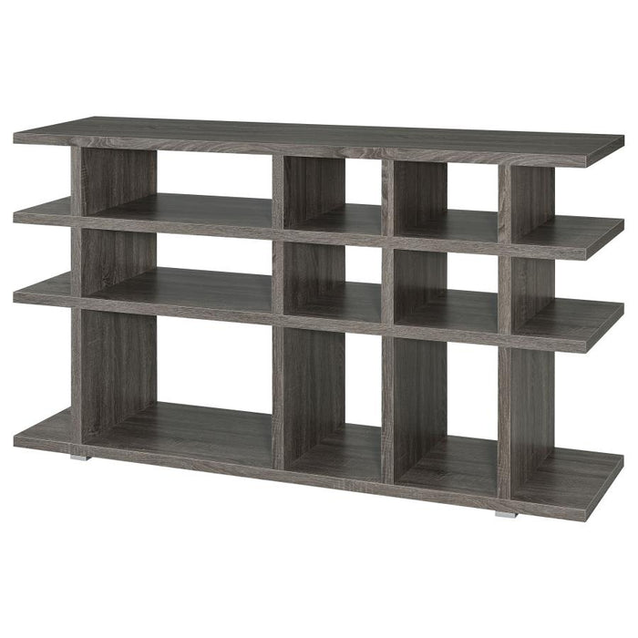 Santos 3-tier Bookcase Weathered Grey