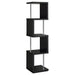 modern-black-four-tier-bookcase