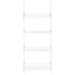 amaturo-clear-acrylic-ladder-bookcase