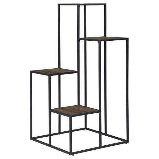 rito-4-tier-display-shelf-rustic-brown-and-black