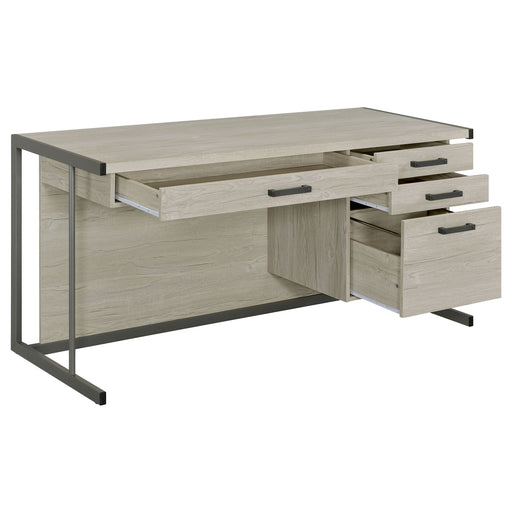 loomis-4-drawer-rectangular-office-desk-whitewashed-grey-and-gunmetal