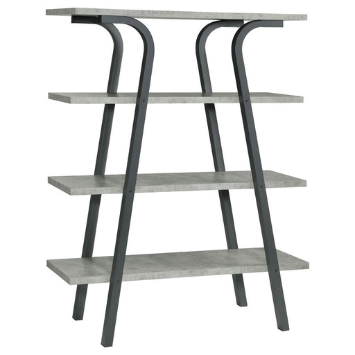 tatum-4-tier-rectangular-bookcase-cement-and-gunmetal