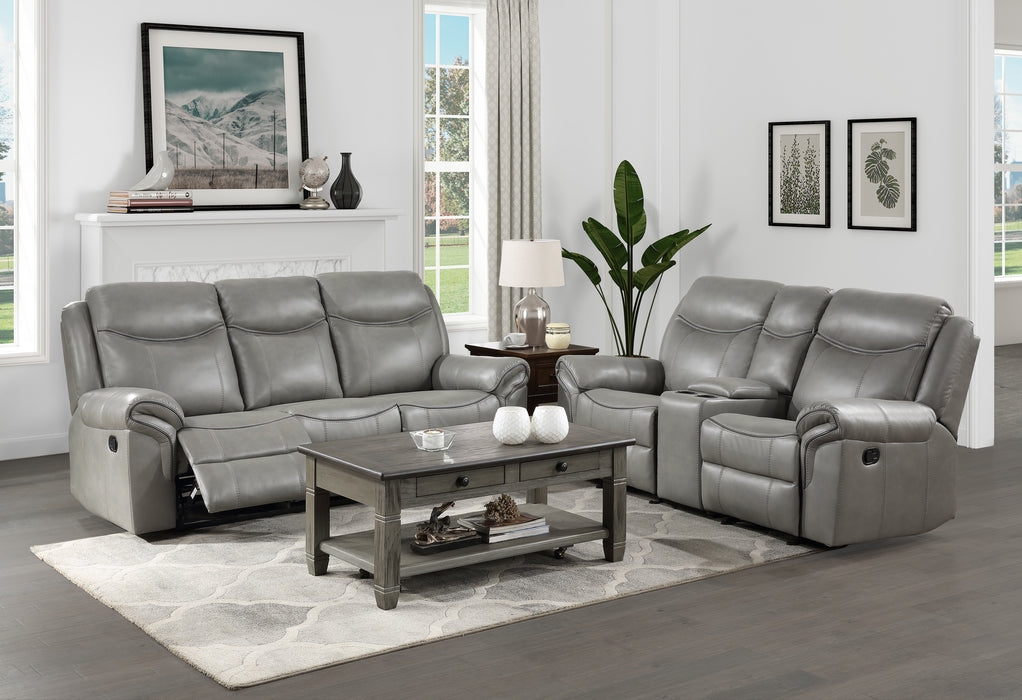 Aram Recliner Loveseat GREY