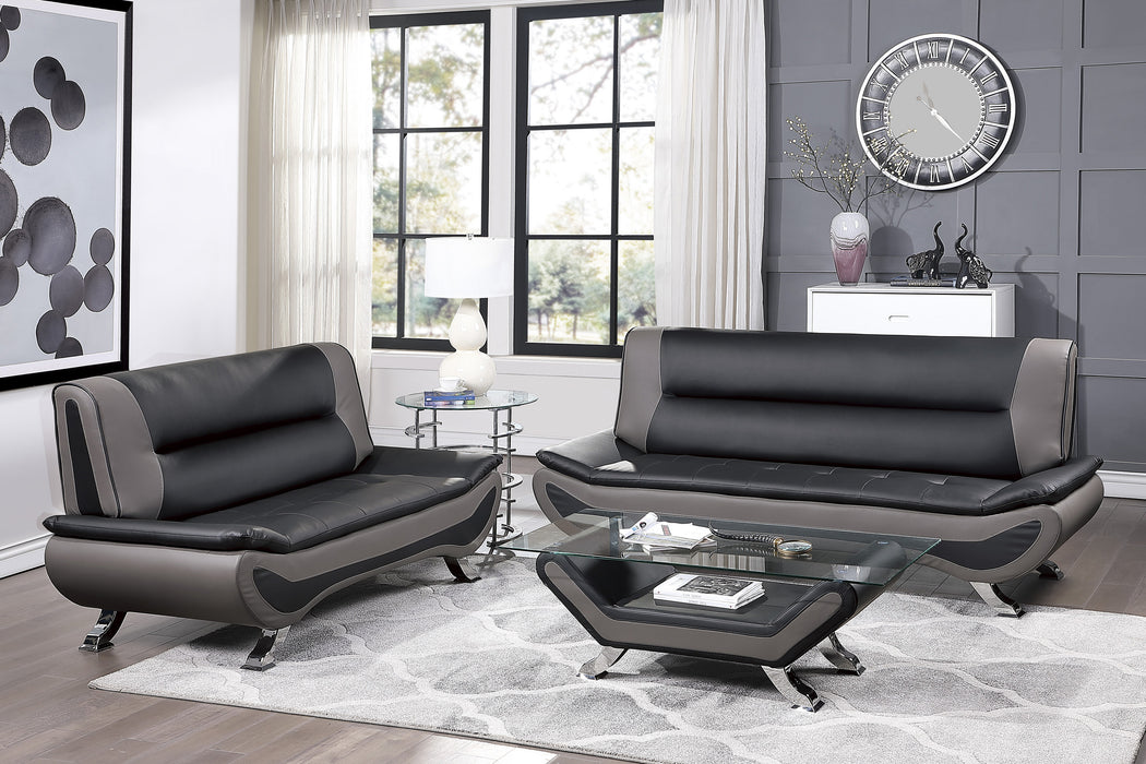 Veloce Loveseat BLACK/GREY