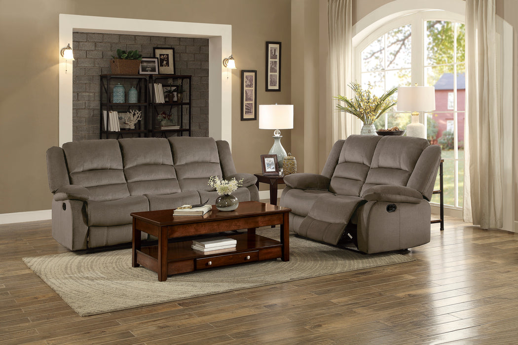 Jarita  Reclining Loveseat BROWN