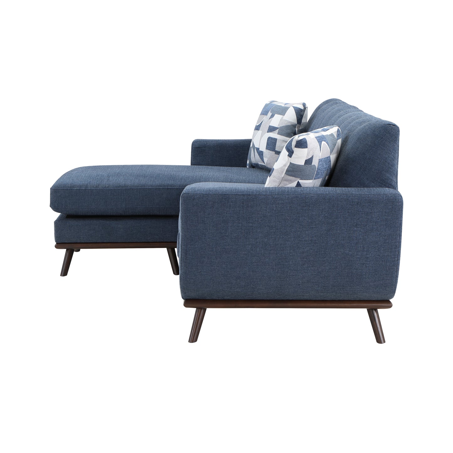 # Mid Century Reversible Sofa Chaise BLUE