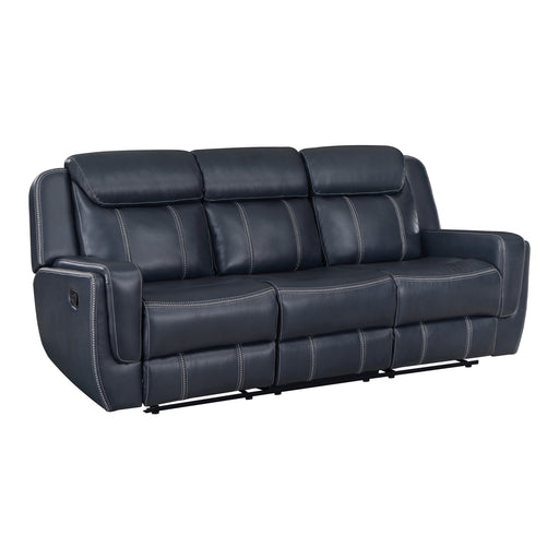 8516bu-3-double-reclining-sofa-with-center-drop-down-cup-holders-magazine-bag-receptacles-and-usb-ports