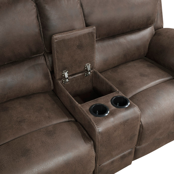 Proctor Power Recliner Loveseat BROWN