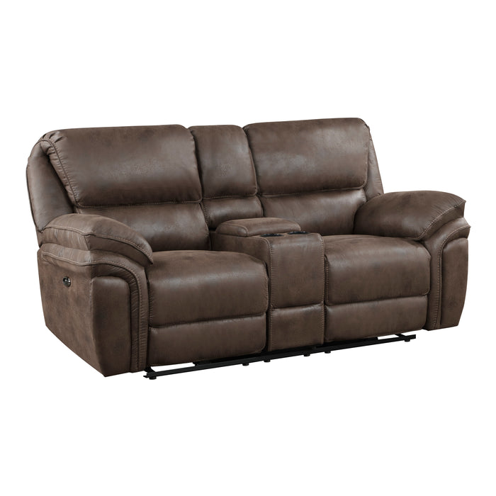 Proctor Power Recliner Loveseat BROWN