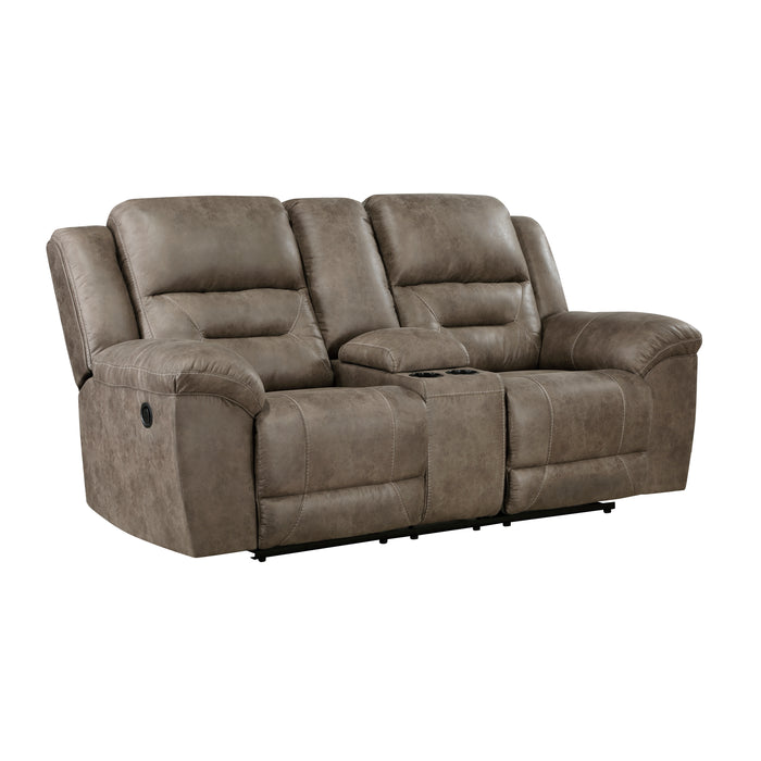 Hazen Recliner Loveseat BROWN