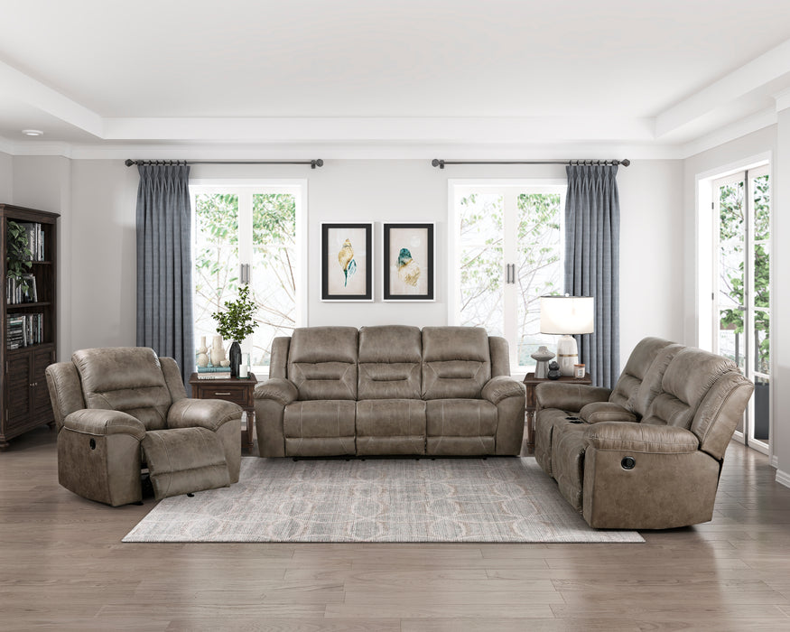 Hazen Recliner Loveseat BROWN